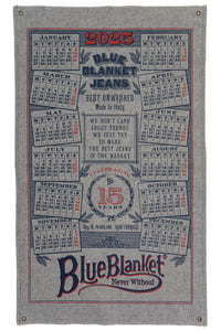 Denim Wall Calendar