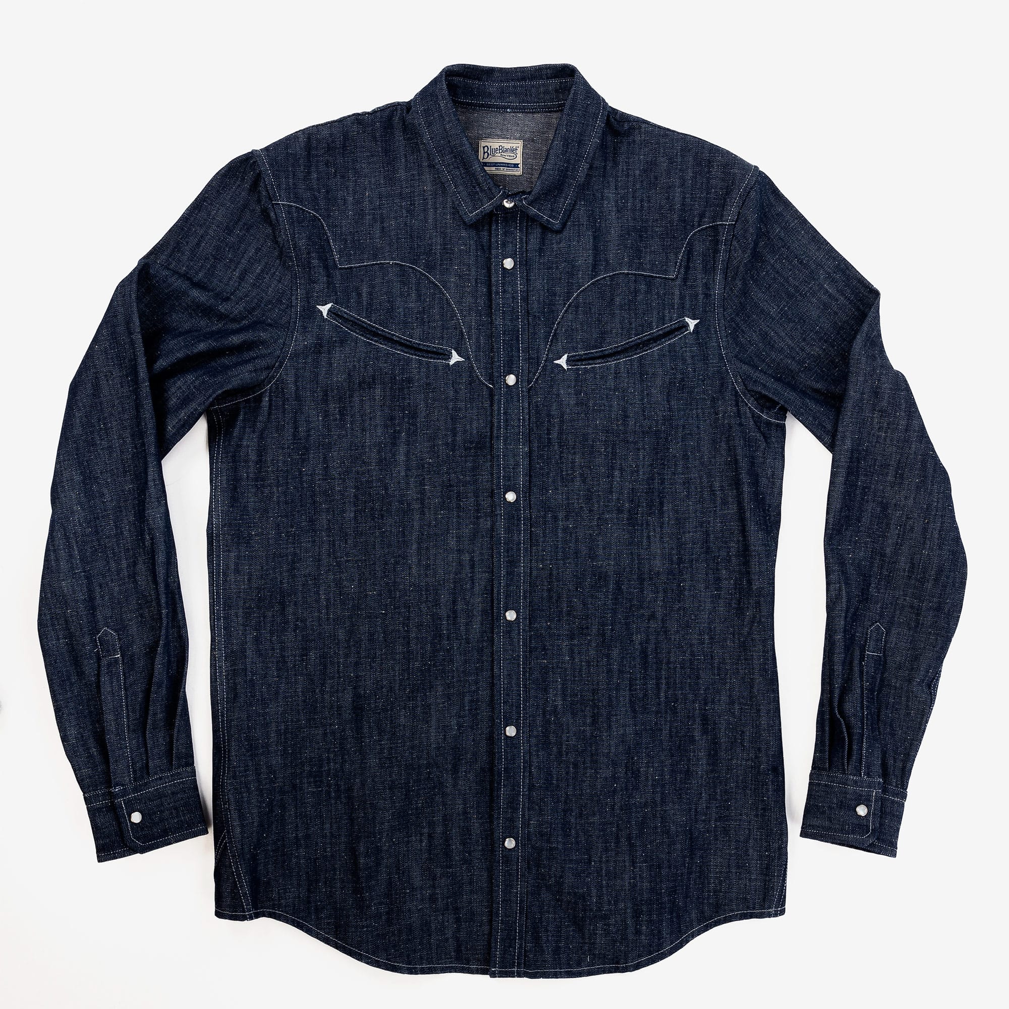 S17 TR112 - Classic Men's Western Snap Shirt - Made in Italy
