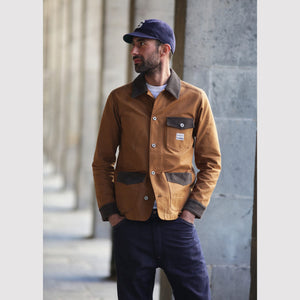 Blue Blanket jeans brown jacket